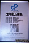 Patrick G. Boll Live @ Perron Club, Bern (BE) 1