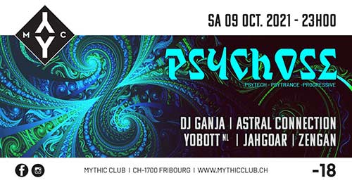 Psychose - Mythic Club, Fribourg (FR) - Sa. 09.10.2021