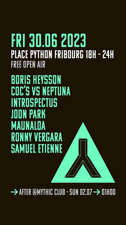FRIBELEK 2023 @FRIBOUGE - Mythic Club, Fribourg (FR) - Fr. 30.06.2023